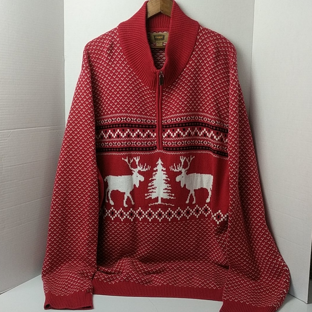 The Fountry Supply Co. 3XLT Men Christmas Sweater